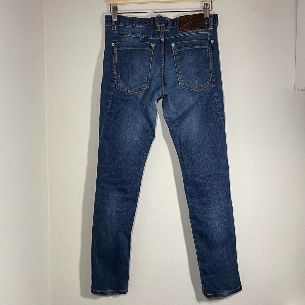 Love Moschino Distressed Straight Leg Jean size 31 - Picture 6 of 7